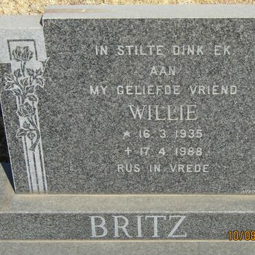 BRITZ Willie 1935-1988