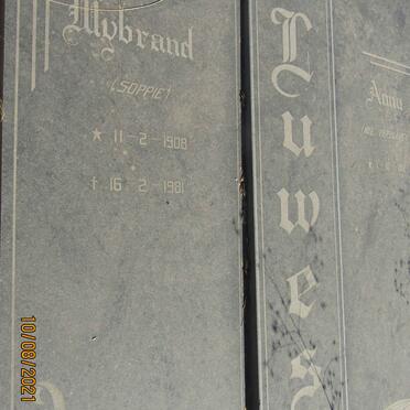 LUWES Wybrand 1908-1981 &amp; Anna TERBLANS 1912- _1