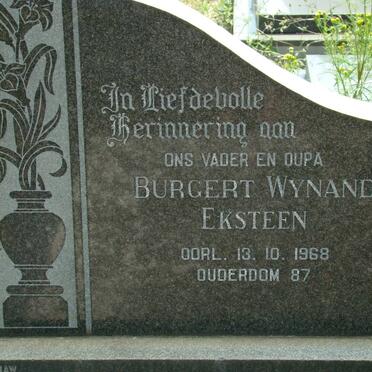 EKSTEEN Burgert Wynand oorl 1968
