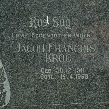 KROG Jacob Francois 1911-1958