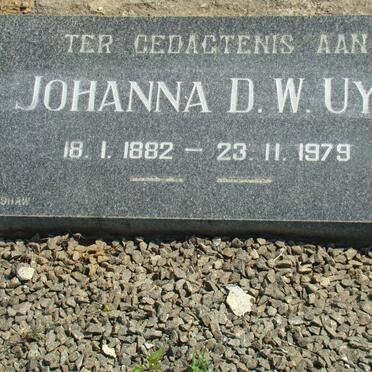 UYS Johanna D.W. 1882-1979