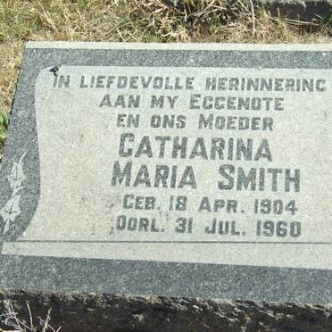 SMITH Catharina Maria 1904-1960