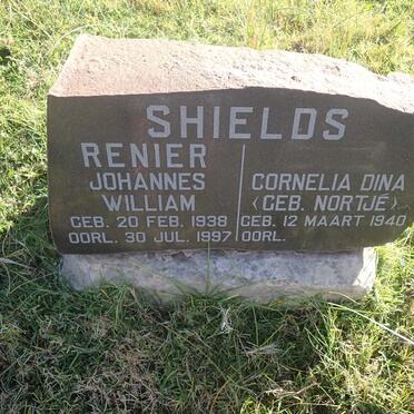 SHIELDS Renier Johannes William 1938-1997 & Cornelia Dina NORTJE 1940-