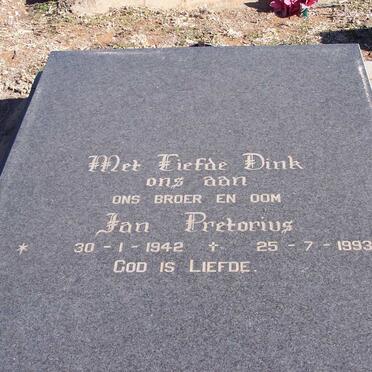 PRETORIUS Jan 1942-1993