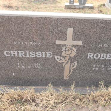 ? Robert 1923-2009 & Chrissie 1934-2005