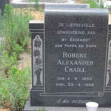 CRAILL Robert Alexander 1895-1968