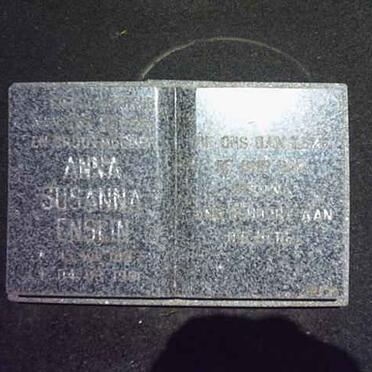 ENSLIN Anna Susanna 1927-1991