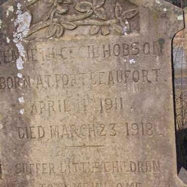 HOBSON Kenneth Cecil 1911-1918