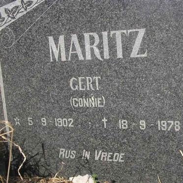 MARITZ Gert 1902-1978