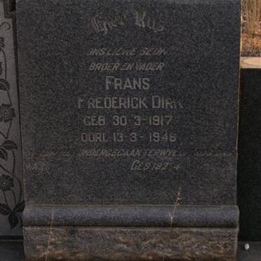 PRINSLOO Frans Frederick Dirk 1917-1946