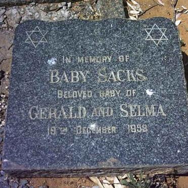 SACKS Baby -1958