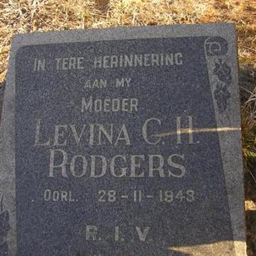 RODGERS Levina C.H. -1943