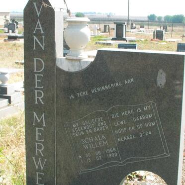 MERWE Schalk Willem, van der 1966-1990