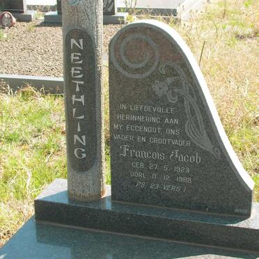 NEETHLING Francois Jacob 1923-1988