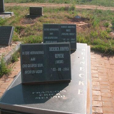 REINECKE Diederick Johannes 1964- :: REINECKE Rudolf Johannes Brits 1967-2007