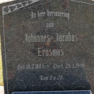 ERASMUS Johannes Jacobus 1885-1946