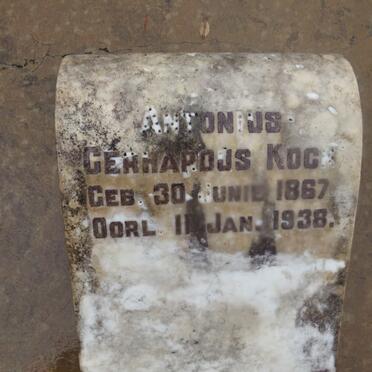 KOCK Gerhardus 1867-1938