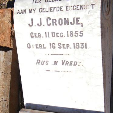 CRONJE J.J. 1855-1931