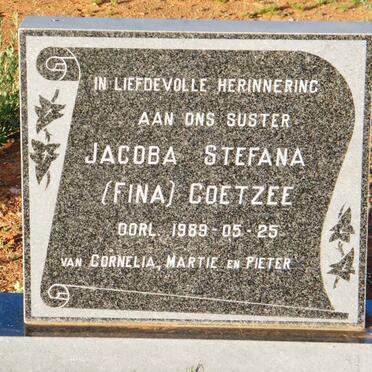 COETZEE Jacoba Stefana -1989 :: COETZEE Cornelia :: COETZEE Martha Helena