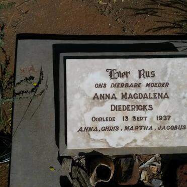 DIEDERICKS Anna Magdalena -1937