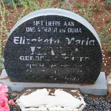 KALP Elisabeth Maria nee BOSHOFF ?