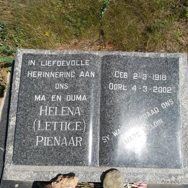 PIENAAR Helena 1918-2002