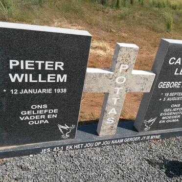 POTTAS Pieter Willem 1938- &amp; Catharina Levina POTGIETER 1942-2011