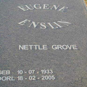 ENSLIN Eugene 1933-2005