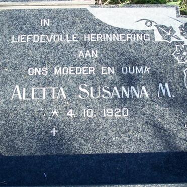 ? Henning Johannes 1910-1988 &amp; Aletta Susanna M. 1920-