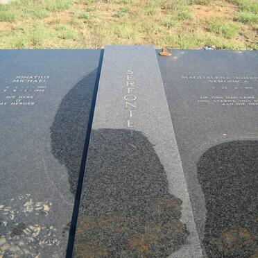 SERFONTEIN Ignatius Michael 1910-1992 &amp; Magdalena Johanna Veronica 1915-
