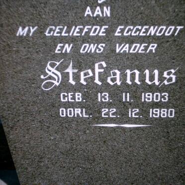 VENTER Stefanus 1903-1980 &amp; Magdalena H. HAASBROEK 1909-