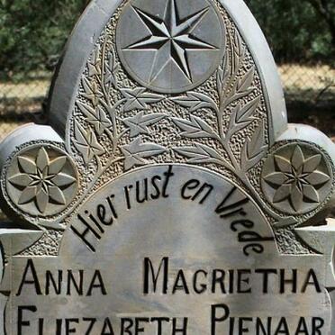 PIENAAR Anna Magrietha Eliezabeth 1834-1897