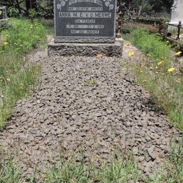 MERWE Anna M.E., v.d. nee PIENAAR 1891-1965 