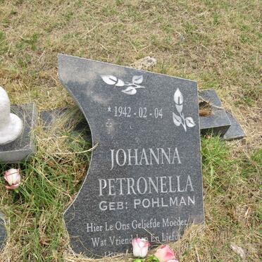 LABUSCHAGNE Johanna Petronella nee POHLMAN 1942- 