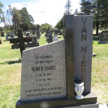 NIEKERK Renier Daniel, van 1941-1997