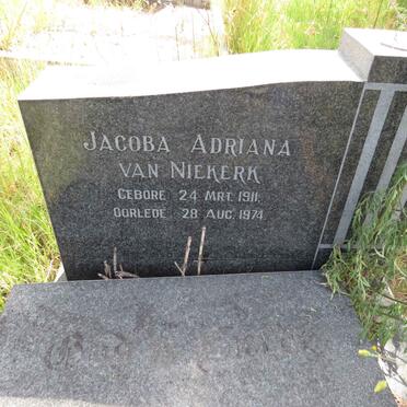 NIEKERK Jacoba Adriana, van 1911-1974
