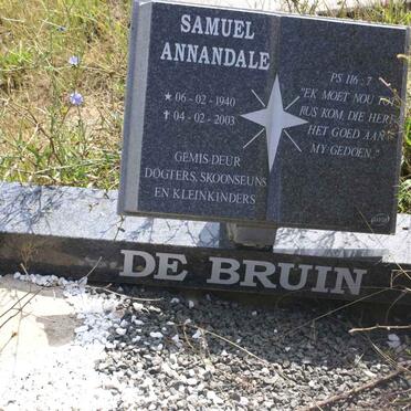 BRUIN Samuel Annandale, de 1940-2003