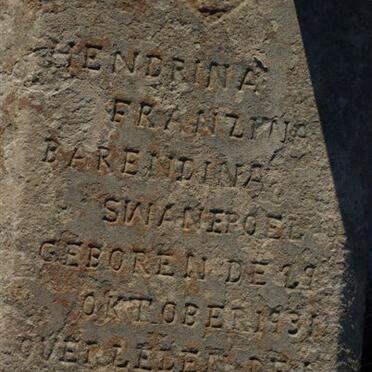 SWANEPOEL Hendrina Franzina Barendina 1931-1932