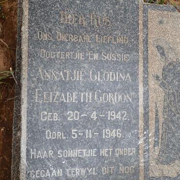 GORDON Annatjie Glodina Elizabeth 1942-1946