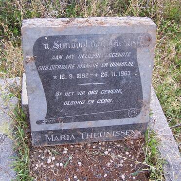 THEUNISSEN Maria 1892-1963