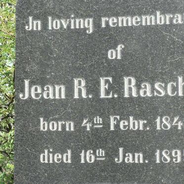 RASCHER Jean R.E. 1848-1895