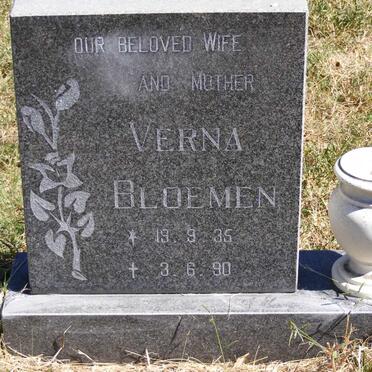 BLOEMEN Verna 1935-1990