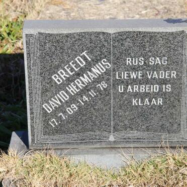 BREEDT David Hermanus 1909-1978