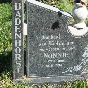 BADENHORST Nonnie 1916-1994