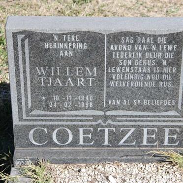COETZEE Willem Tjaart 1940-1998