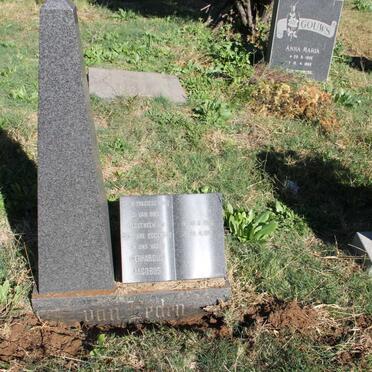 EEDEN Gerhardus Jacobus, van 1945-19??