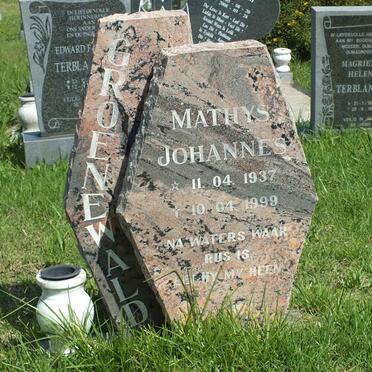 GROENEWALD Mathys Johannes 1937-1999