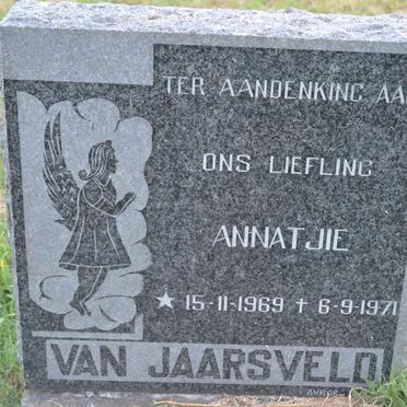 JAARSVELD Annatjie, van 1969-1971