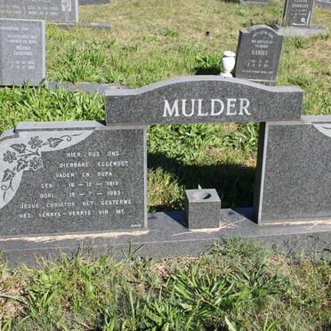 MULDER ? 1919-1983