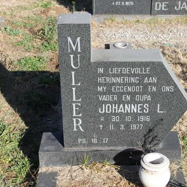 MULLER Johannes L. 1916-1977
